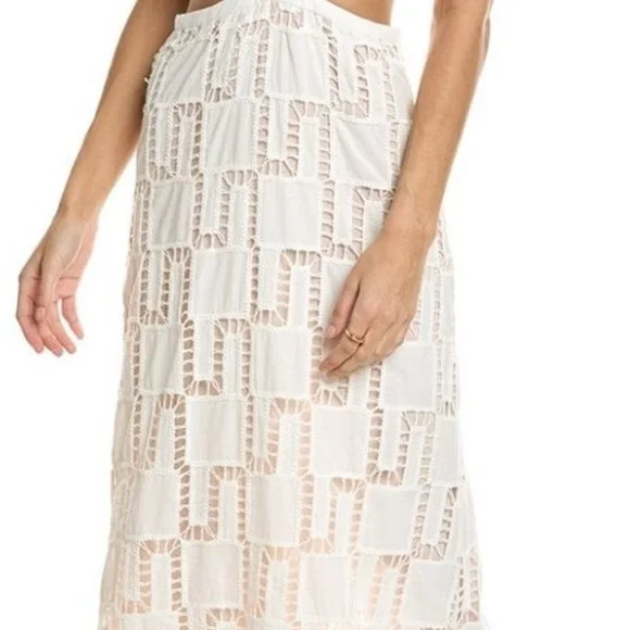 ba&sh Cream Lace Maxi Dress - Picture 3 of 4